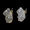 Natural Agate Pendant Decorations G-R489-31G-3