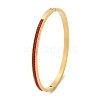 304 Stainless Steel Rhinestone Bangles for Women BJEW-Z092-06G-5