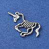 Tibetan Style Alloy Pendants for Halloween PALLOY-O002-10C-AS-2