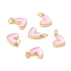 Rack Plating Brass Enamel Charms KK-D073-27G-05-1