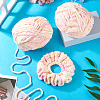 2 Skeins Polyester Yarn for Knitting & Crochet OCOR-TA0003-09A-8