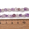 Natural Purple Rutilated Quartz Beads Strands G-I389-A29-5