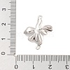 Brass Pave Clear Cubic Zirconia Connector Charms KK-Z061-04P-3