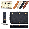 8Pcs 4 Colors PU Leather Luggage Handle Wrap Covers PURS-GL0001-07-2