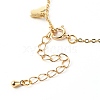 Brass Curb Chains Bracelet Making AJEW-JB01074-3