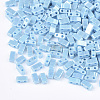 2-Hole Opaque Glass Seed Beads SEED-S023-06K-1