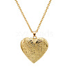 Brass Heart Locket Necklaces PW-WG26673-01-1