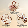 PP & PVC Plastic Imitation Wood Cross Stitch Embroidery Hoops DIY-WH20055-058B-02-6