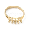 Adjustable Brass Finger Ring Trays for Hanging Pendant KK-K414-03D-G-2