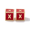 Rack Plating Brass Enamel Beads KK-B060-04G-03X-2