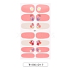 Full Cover Strawberry Flower Nail Stickers MRMJ-T100-017-2