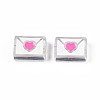 Valentine's Day Transparent Acrylic Beads X-ACRC-S039-11G-2