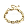 304 Stainless Steel Cable Chain Bracelets for Women BJEW-F488-14G-2