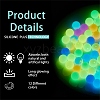 24Pcs 12 Colors Round Luminous Silicone Beads JX328A-01-6