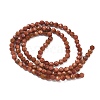 Synthetic Goldstone Beads Strands G-C263-A01-3mm-3