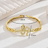 Luxurious Hip-hop Style Snake Bracelet with Zirconia for Women's Date. TX0735-1