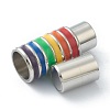 304 Stainless Steel Magnetic Clasps with Glue-in Ends STAS-B009-04P-3
