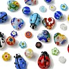 30Pcs 6 Styles Handmade Lampwork Beads LAMP-FS0001-12-2