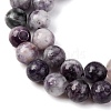 Natural Lepidolite Beads Strands G-G284-A02-8mm-5