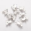 Non-Tarnish 304 Stainless Steel Puppy Pendants STAS-Q201-T464S-1