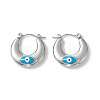 316 Stainless Steel Hoop Earrings EJEW-I282-01B-02P-1