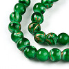 Baking Paint Glass Beads Strands DGLA-N010-8mm-04-3
