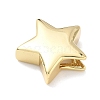 Star Brass Slide Charms KK-P349-18A-G-2