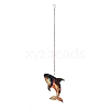 Stained Acrylic & Iron Suncatchers HJEW-F022-01A-3