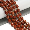 Natural Red Jasper Beads Strands G-N342-52-2