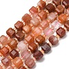 Natural Red Rabbit Hair Rutilated Quartz Beads Strands GG-CBAC972-A12-01-2