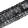 Crackle Transparent Glass Beads Strands GLAA-N062-4mm-02-1