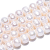 Natural Cultured Freshwater Pearl Beads Strands X-PEAR-N013-07N-3