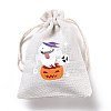 Halloween Cotton Cloth Storage Pouches ABAG-M004-01Q-3