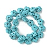 Dyed Synthetic Turquoise Beads Strands G-H023-B09-01-3