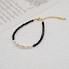 Imitation Pearl & Glass Beaded Necklaces for Women Summer Design EA0389-5-1