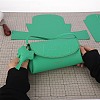 DIY Imitation Leather Women's Crossbody Handbag Making Kits PW-WG231C7-04-1