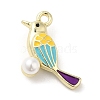 Alloy Enamel Pendants ENAM-D058-03G-02-1