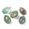 Natural Agate Dyed Pendants G-Q172-07P-04-1