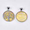 Freshwater Shell Pendants SHEL-S275-01C-2