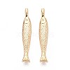 Brass Pendants X-KK-T071-33G-1