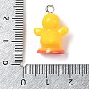 Opaque Resin Pendants RESI-S399-04-3