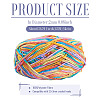 Light Gradient Segment Dyed Polyester Yarn DIY-TADJ0002-005B-4