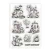 Custom Summer Theme PVC Plastic Clear Stamps DIY-WH0631-0034-8