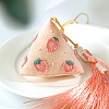 DIY Embroidery Zongzi Sachet Pendant Decoration Kits for Dragon Boat Festival DIY-WH0033-56B-4