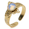 Opalite Finger Rings RJEW-U027-05G-10-1