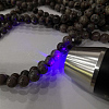 Natural Fluorescent Syenite Rock(Glow under UV Light) Beads Strands G-K340-A05-04-5