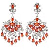 Brass Micro Pave Cubic Zirconia Dangle Stud Earrings EJEW-H014-16P-07-1