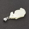 Natural Trochid Shell/Trochus Shell Pendants SSHEL-K027-08-3