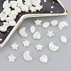  35Pcs 4 Bags Natural White Shell Mother of Pearl Shell Beads BEHE-NB0001-13-3