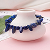 Kissitty 4 Strands 4 Style Natural Lapis Lazuli Beads Strands G-KS0001-12-15